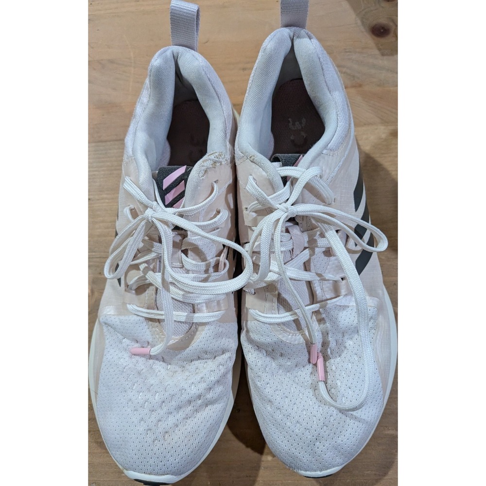 Adidas Alphabounce Women Pink White Running Athletic Shoes Sneakers